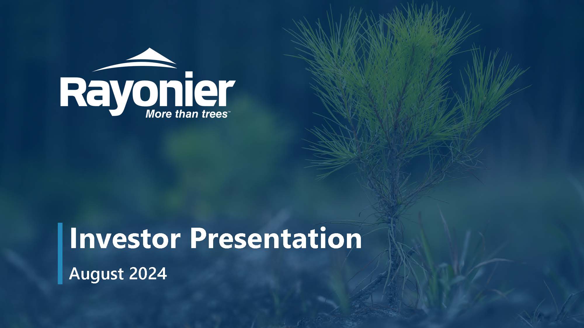 August 2024 Investor Presentation